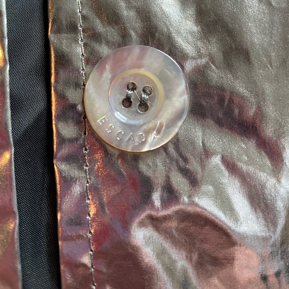 NWT Vintage Escada Silver Jacket fits like a medium/ large - Picture 10 of 16